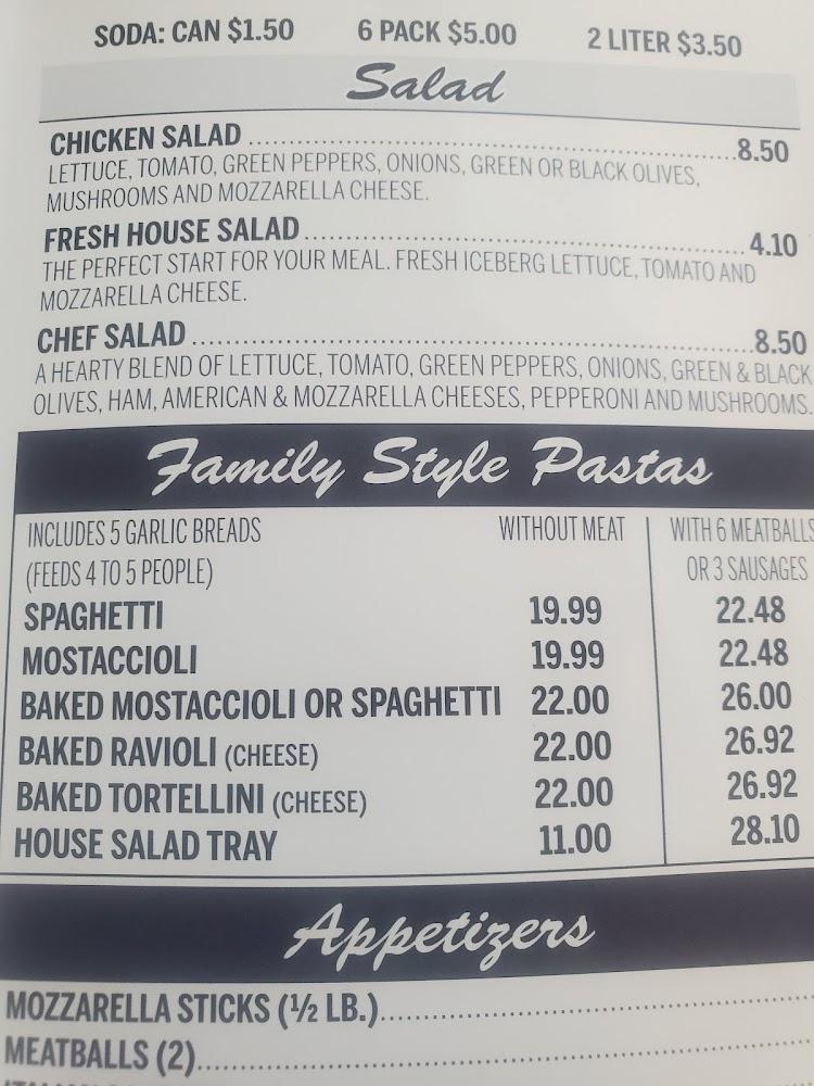 Genoa Pizza Menu image 2
